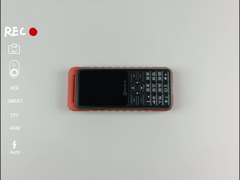 Auricular 320x240 Li Ion Battery Mobile Card Slot TFT al aire libre Sim Card Phone dual