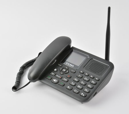 comprar Teléfono inalámbrico fijo dual del escritorio del G/M, teléfono de escritorio de la antena de TNC online manufacture