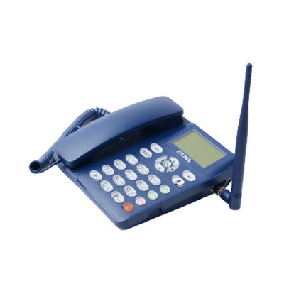 Teléfono de SIM Wireless Gsm Desk Mobile del reproductor Mp3 del teléfono del escritorio del G/M de la batería de litio